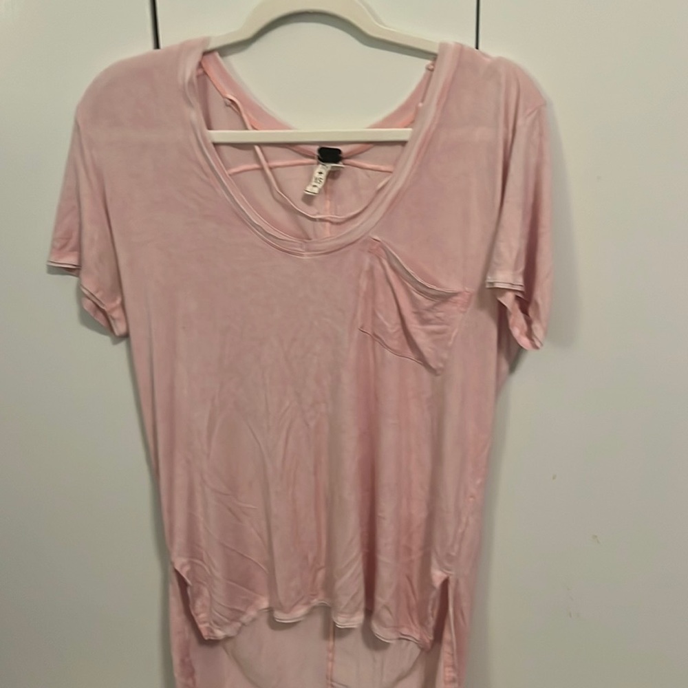 Free people flowy off the shoulder t-shirt